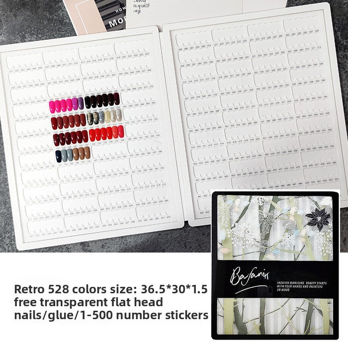 High Quality Acrylic Nail Art Swatch Book 200 /240 /308 Colors for Professional Salon and Home Use