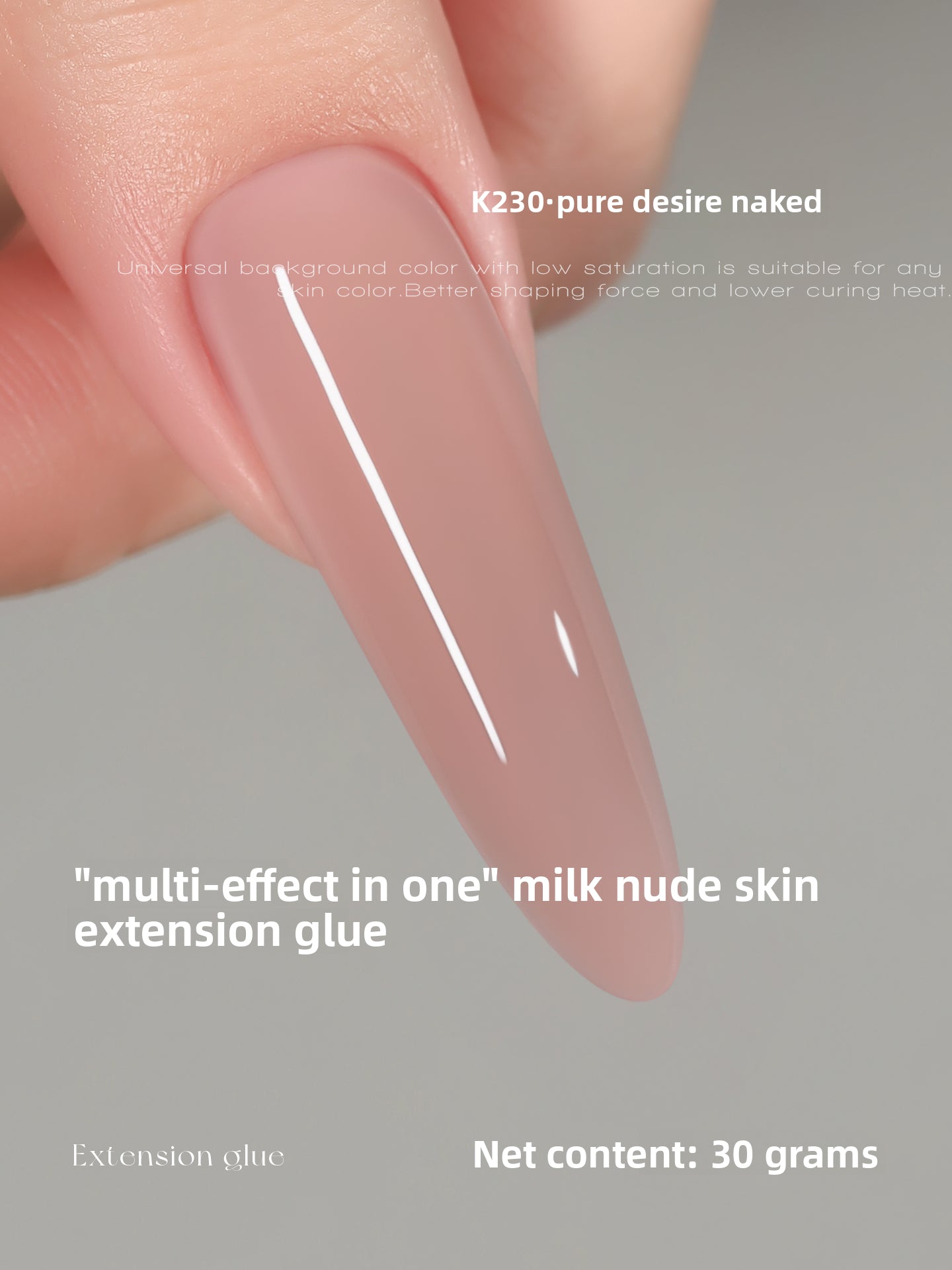 MR NAIL French Nail Forms & 3D Acrylic Builder Gel  Quick Extension Self-leveling