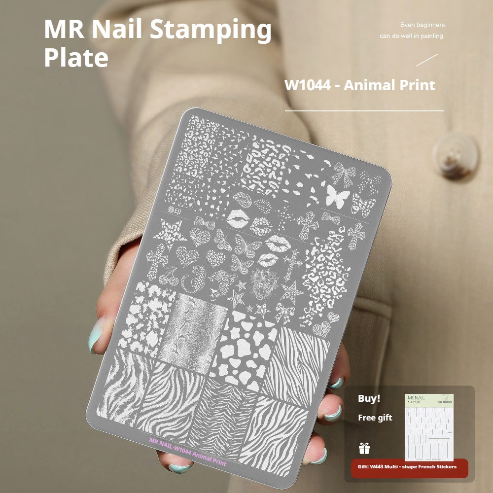 MR NAIL Nail Art Stamping Plate