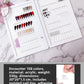 High Quality Acrylic Nail Art Swatch Book 200 /240 /308 Colors for Professional Salon and Home Use