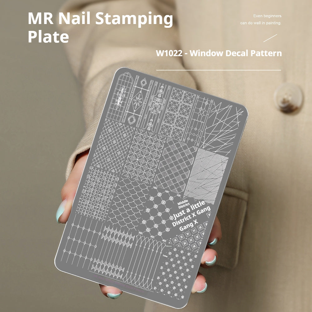 MR NAIL Nail Art Stamping Plate
