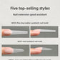 MR NAIL French Nail Forms & 3D Acrylic Builder Gel  Quick Extension Self-leveling