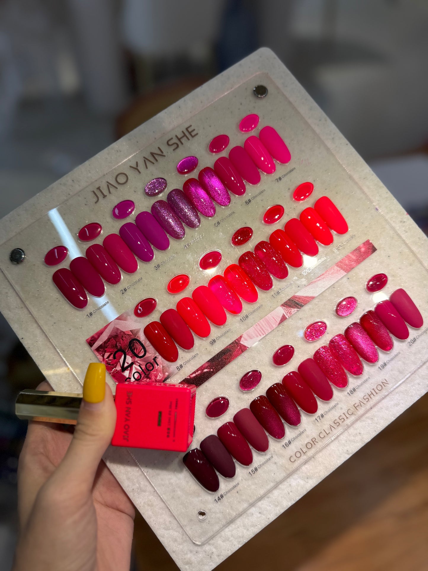 JIAOYANSHE 20 Color Barbie Pink UV Collection