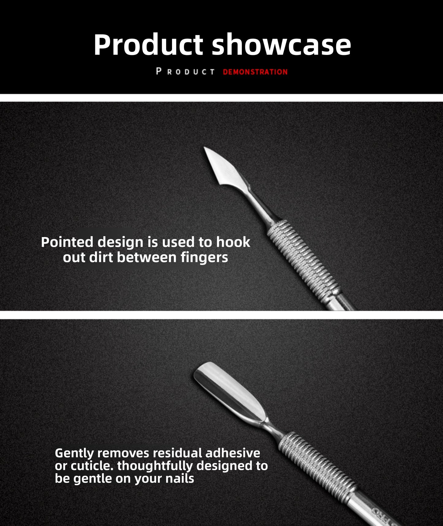 Staleks Pro  Cuticle Pusher Manicure Tool  Russian Style