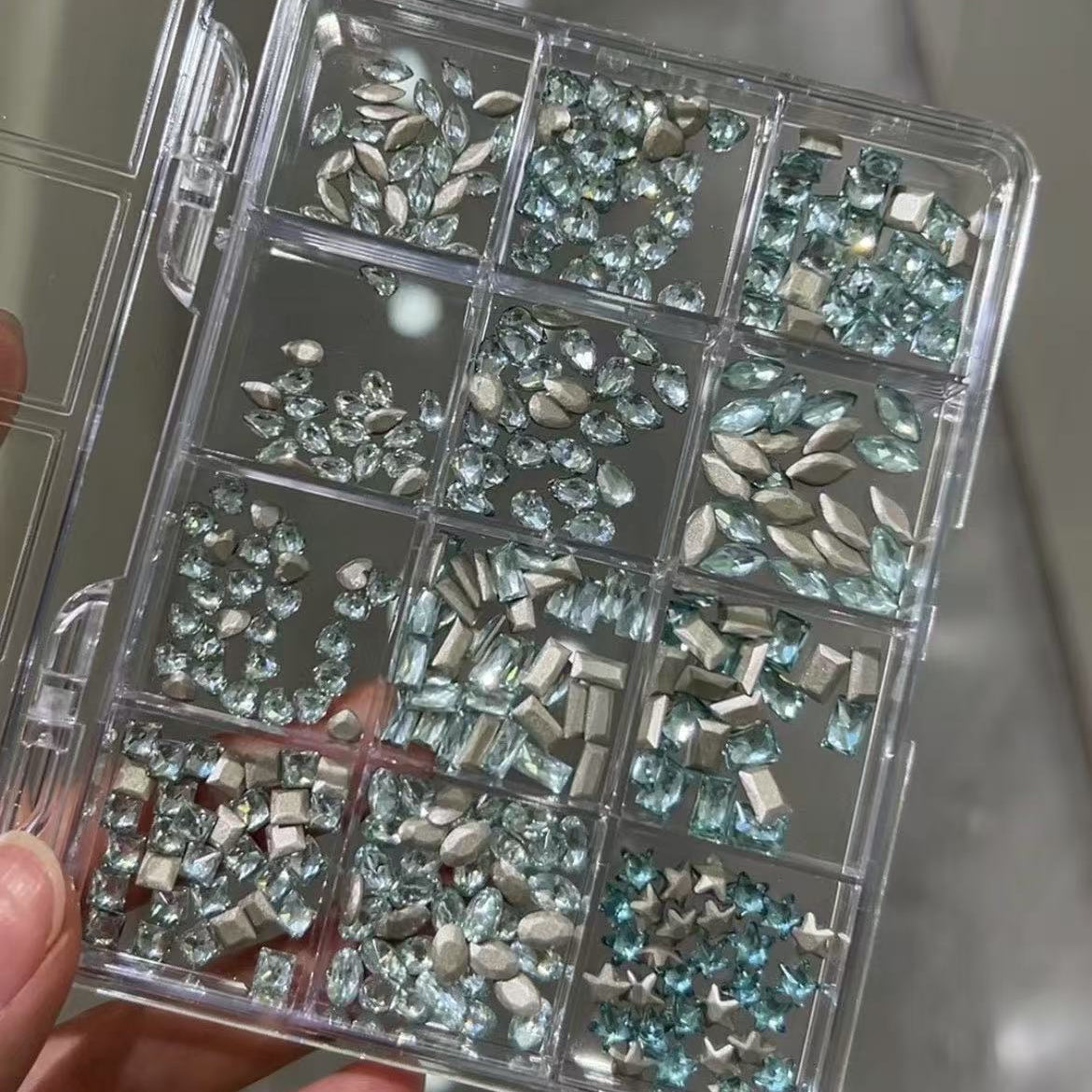 600pcs Flat Back Zircon Gem Stone for Nail Art Design