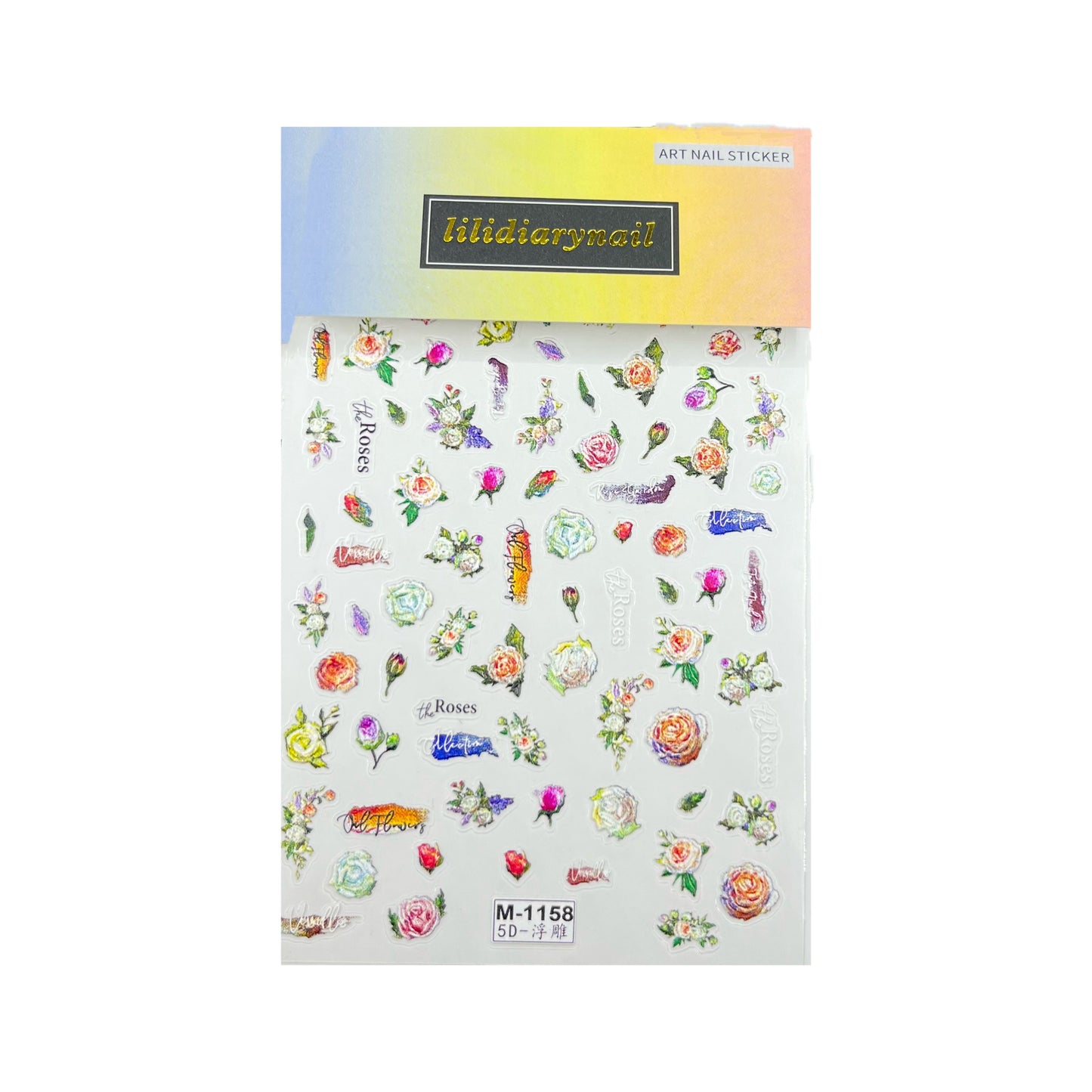Flower Collection Nail Sticker Decoration