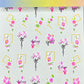 Flower Collection Nail Sticker Decoration