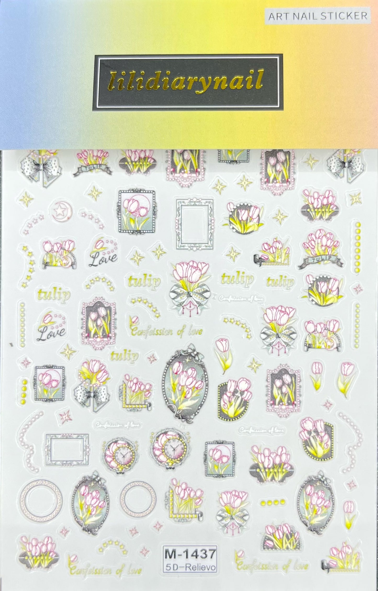 Flower Collection Nail Sticker Decoration
