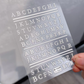 Decorated With Letter Nail Stickers