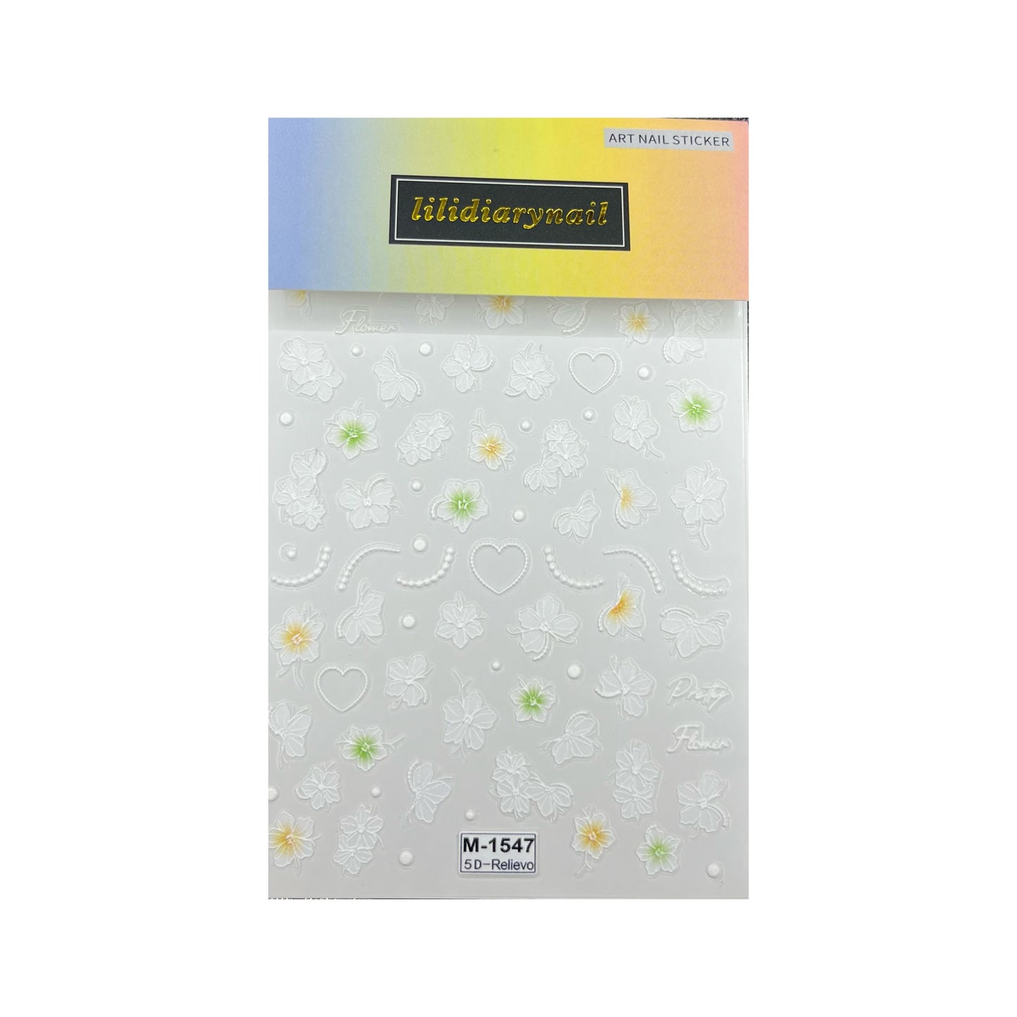 Flower Collection Nail Sticker Decoration