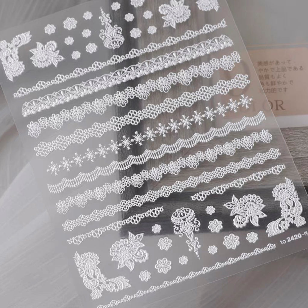 Lace Lace Nail Decal Decoration