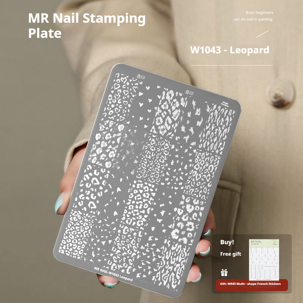 MR NAIL Nail Art Stamping Plate