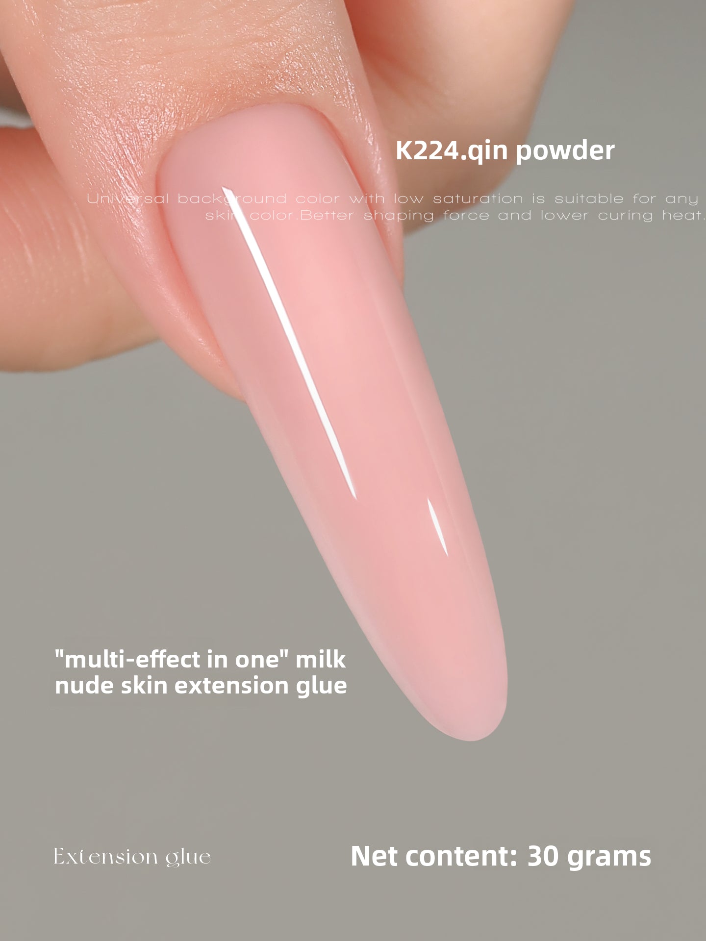 MR NAIL French Nail Forms & 3D Acrylic Builder Gel  Quick Extension Self-leveling