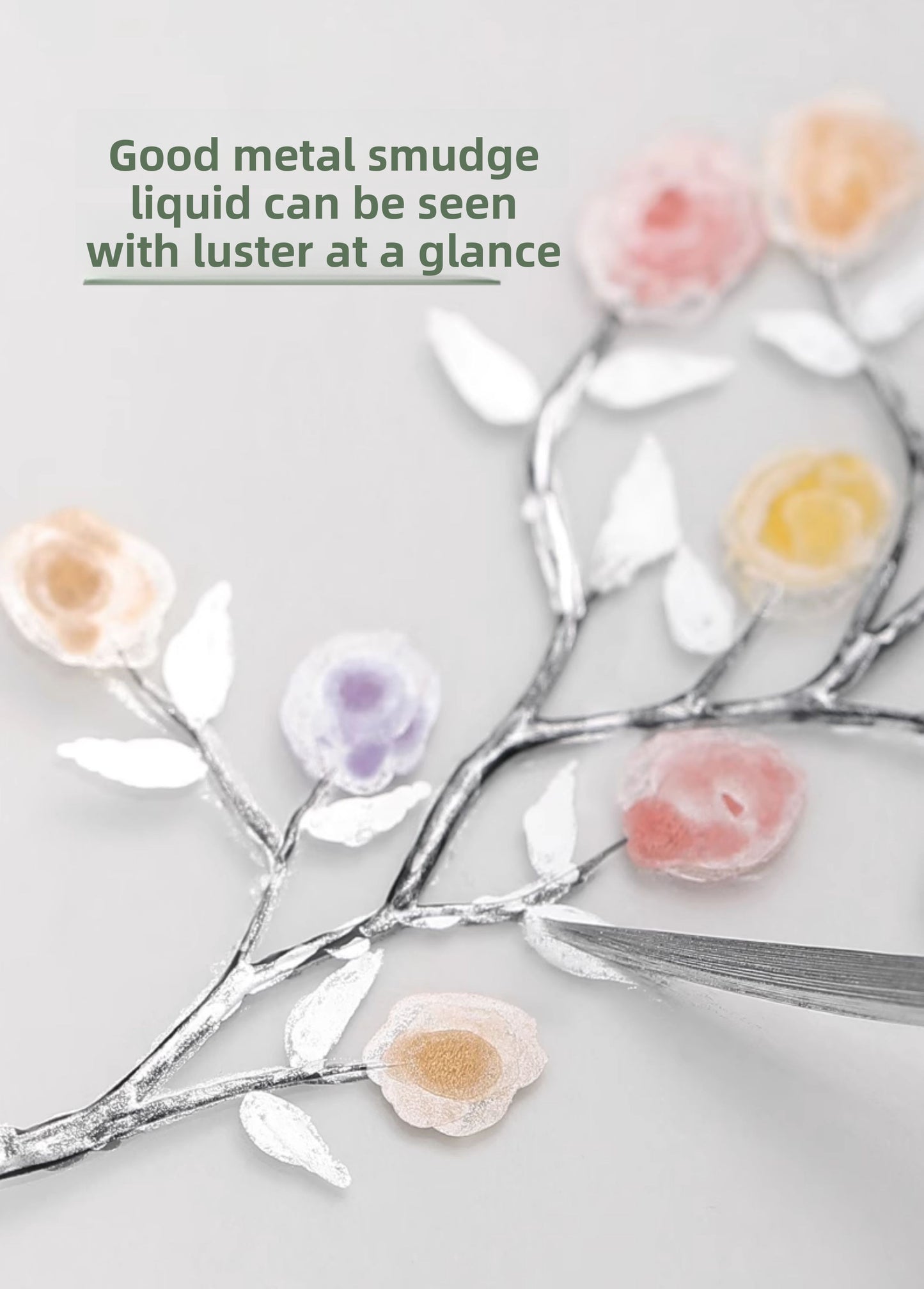 Nail Art Metallic Gradient Blending Solution