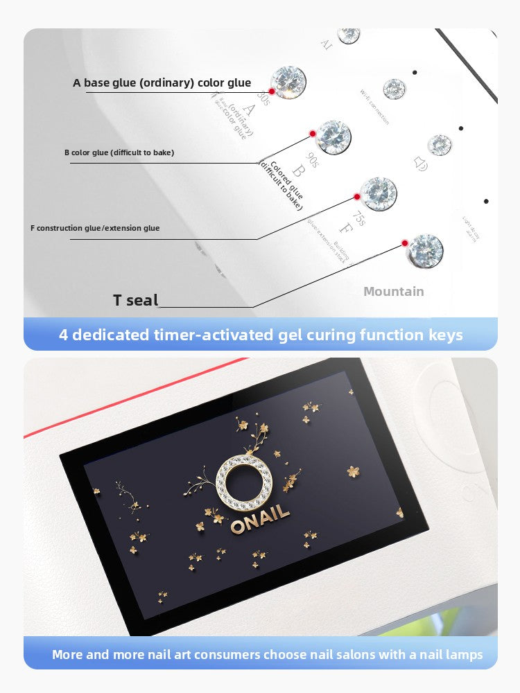 Onail AI Nail Lamp 48W UV LED Auto Sensor Skin Care Nail Art Lamp