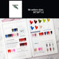 High Quality Acrylic Nail Art Swatch Book 200 /240 /308 Colors for Professional Salon and Home Use