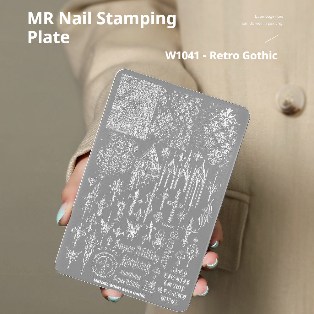 MR NAIL Nail Art Stamping Plate