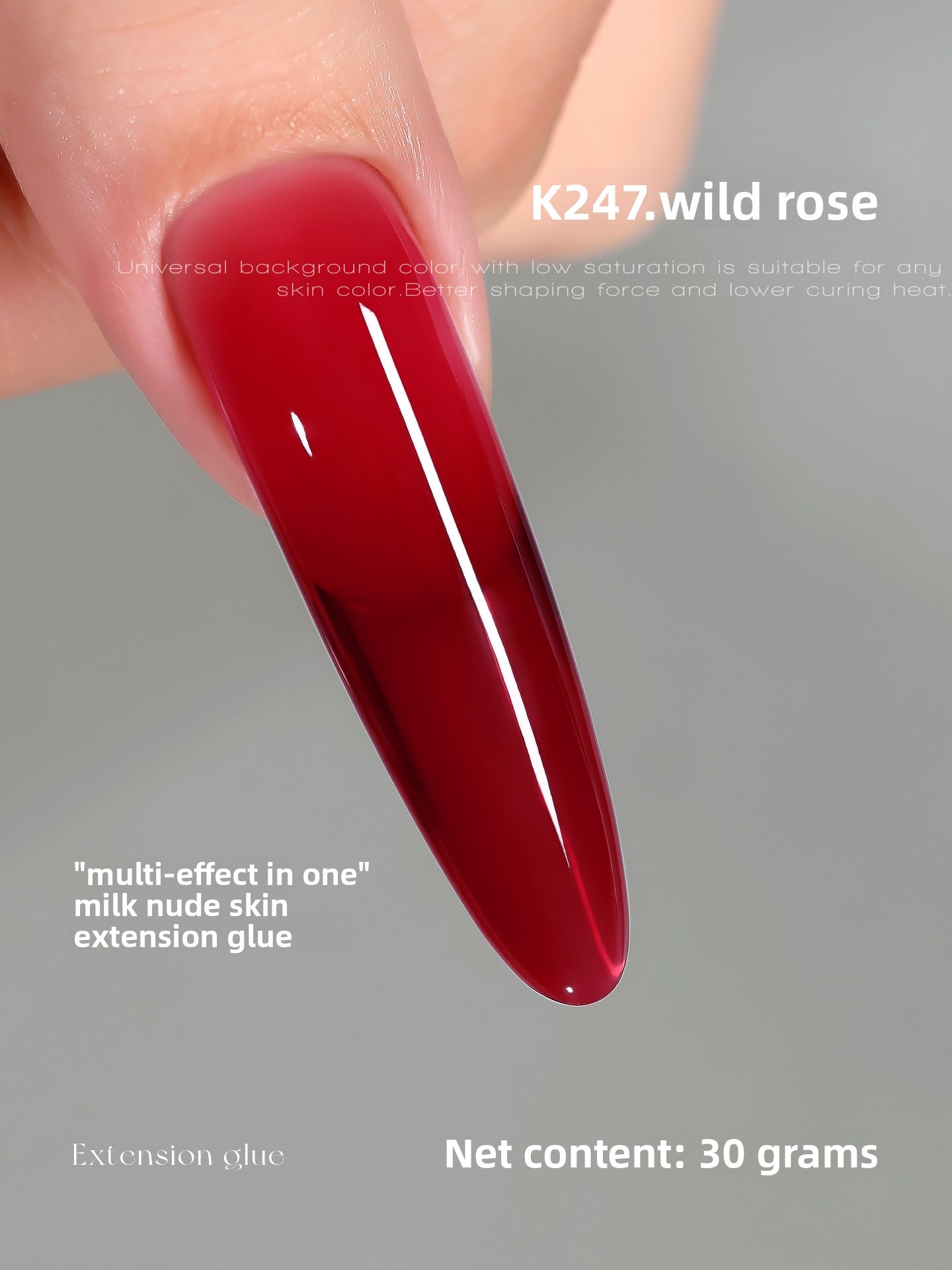 MR NAIL French Nail Forms & 3D Acrylic Builder Gel  Quick Extension Self-leveling