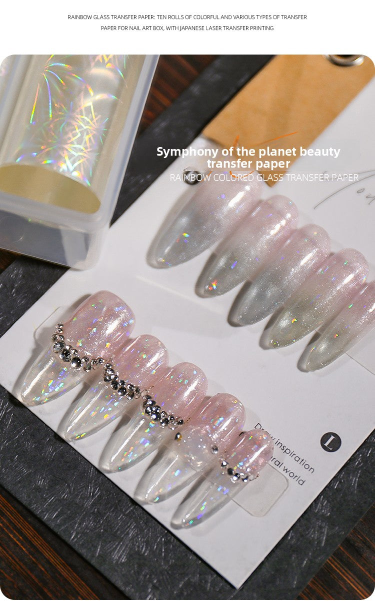 Laser Aurora Transfer Foil Paper