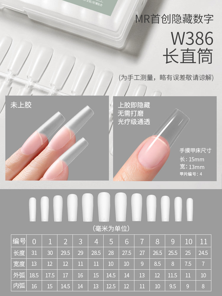 Mr Nail Specialized for nail art salons, 22 styles of ultra-thin, seamless, fully or partially attached Nail Tips
