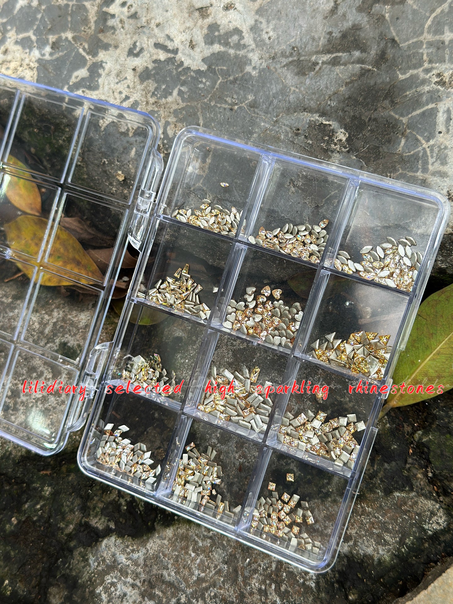 600pcs Flat Back Zircon Gem Stone for Nail Art Design