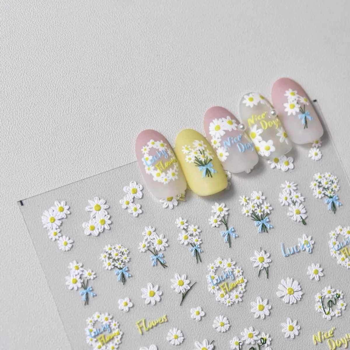 Flower Collection Nail Sticker Decoration