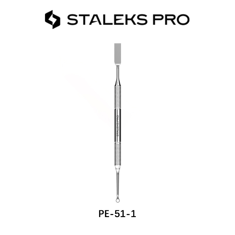 Staleks Pro  Cuticle Pusher Manicure Tool  Russian Style