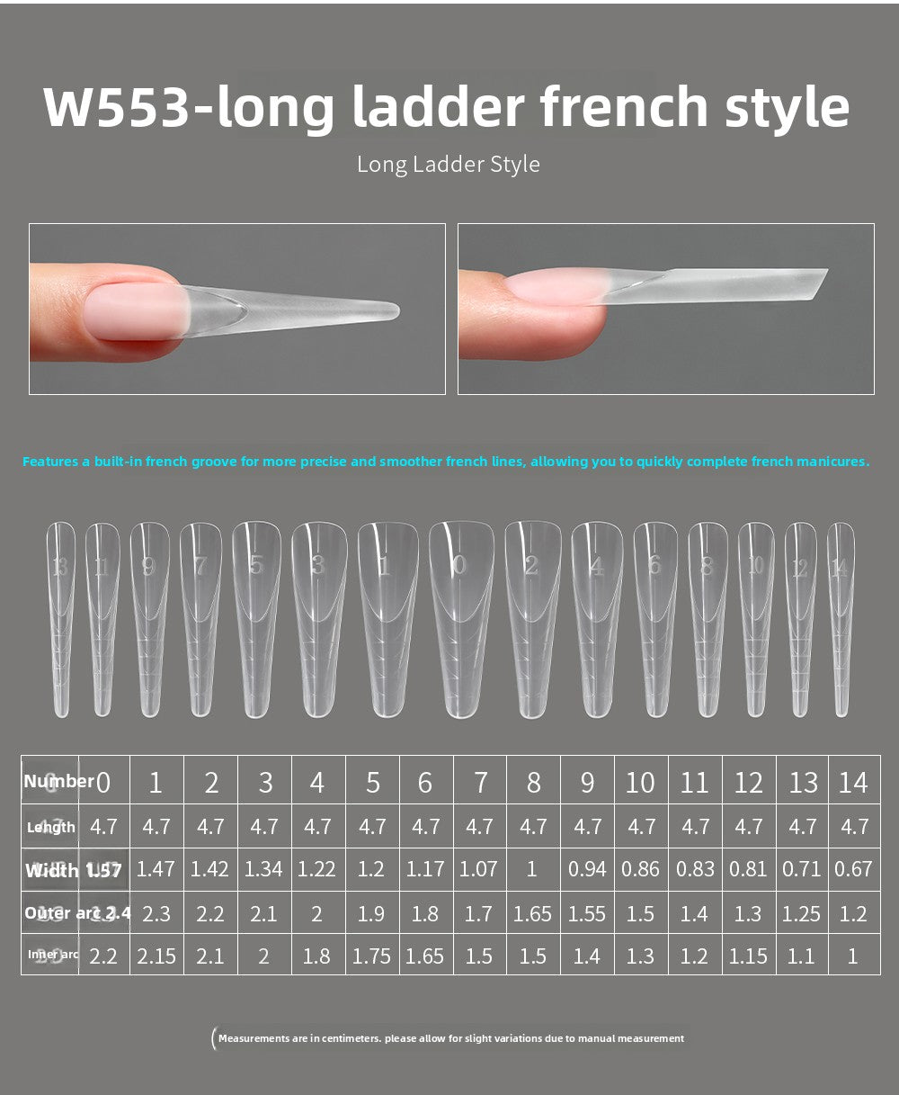 MR NAIL French Nail Forms & 3D Acrylic Builder Gel  Quick Extension Self-leveling