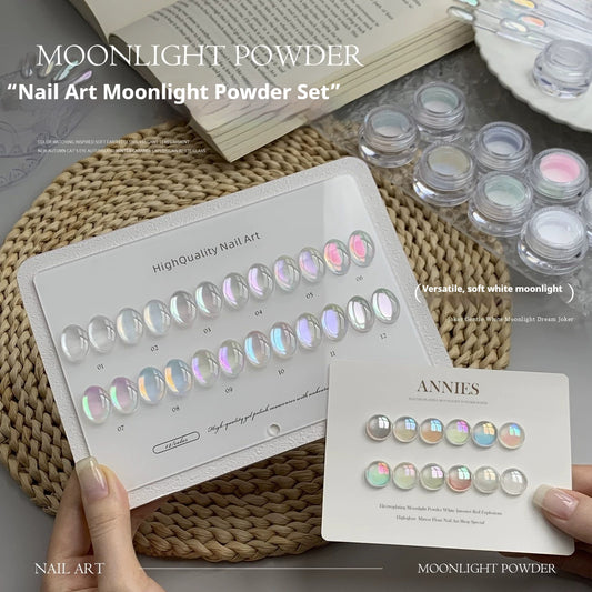 Moonlight Aurora Chrome Powder 12 Colors Set