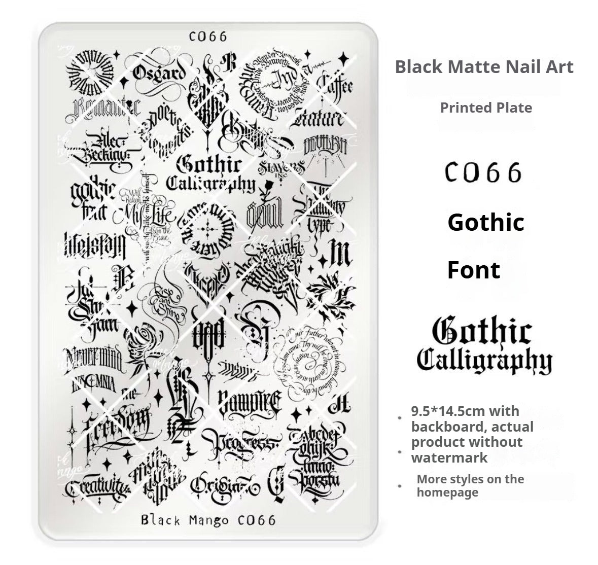 Collections-Black Magic Stamping Plate