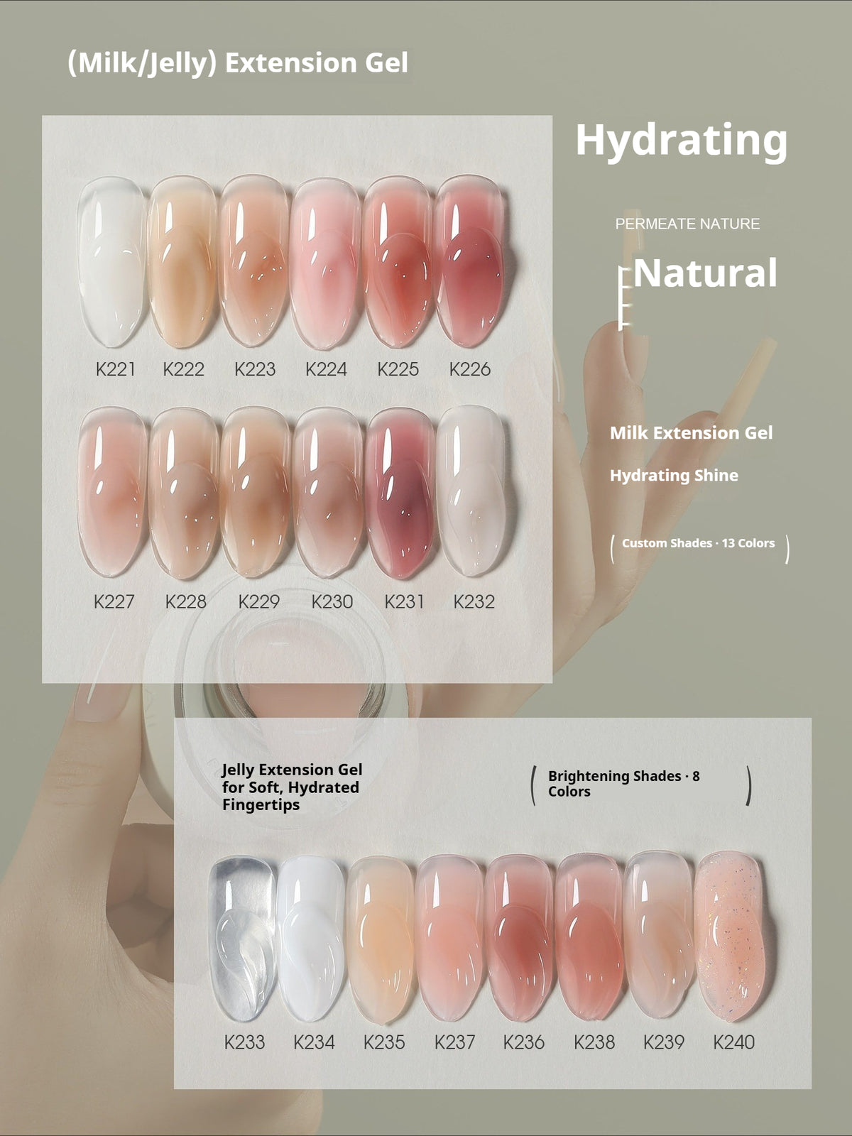 Mr Nail Extension Gel & Sandwich Nail Forms