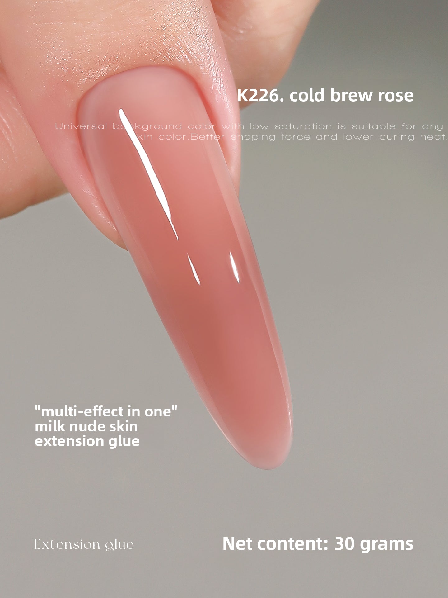 MR NAIL French Nail Forms & 3D Acrylic Builder Gel  Quick Extension Self-leveling