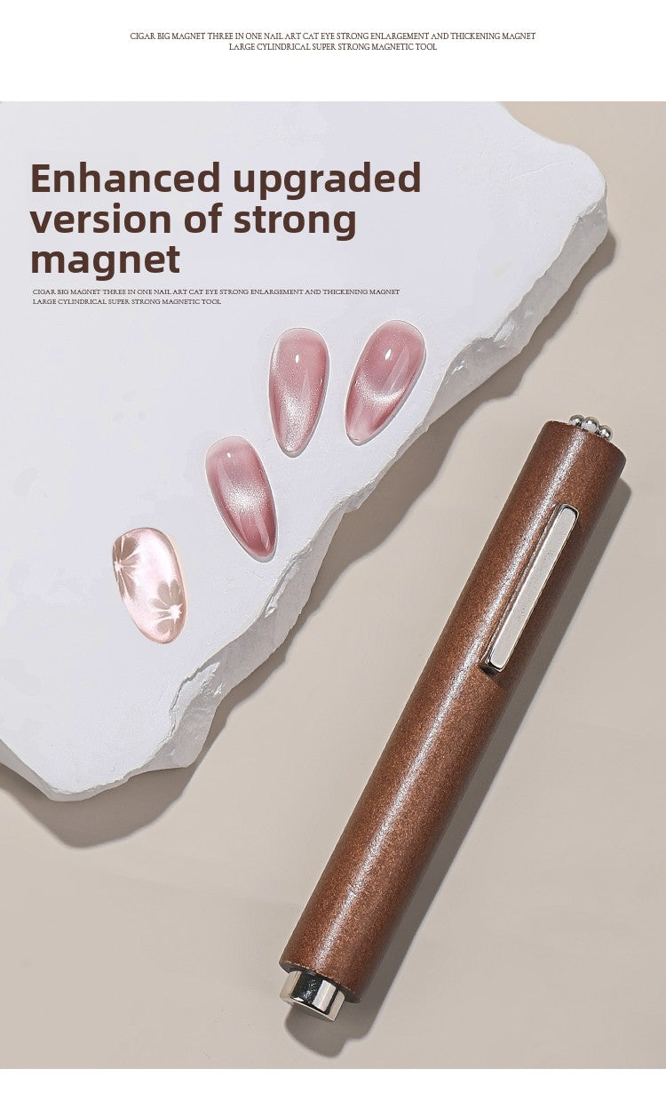 3 in 1 Cigar Large Magnet For Cat Eye Nail
