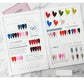 High Quality Acrylic Nail Art Swatch Book 200 /240 /308 Colors for Professional Salon and Home Use