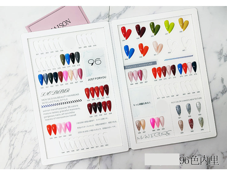 High Quality Acrylic Nail Art Swatch Book 200 /240 /308 Colors for Professional Salon and Home Use