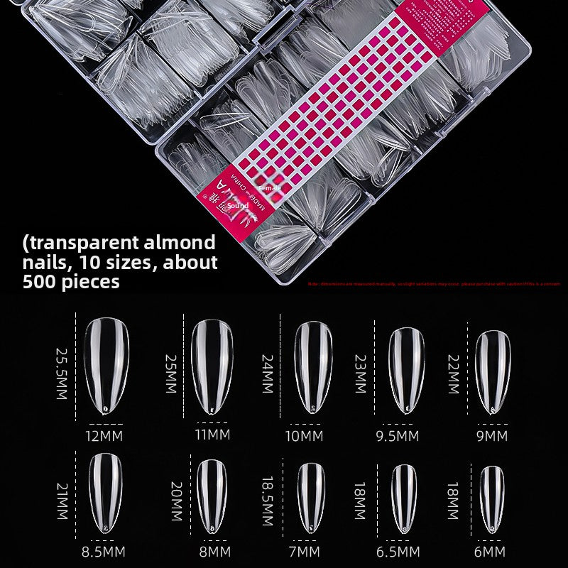 Ultra-thin Transparent Nail Tips For Gel X