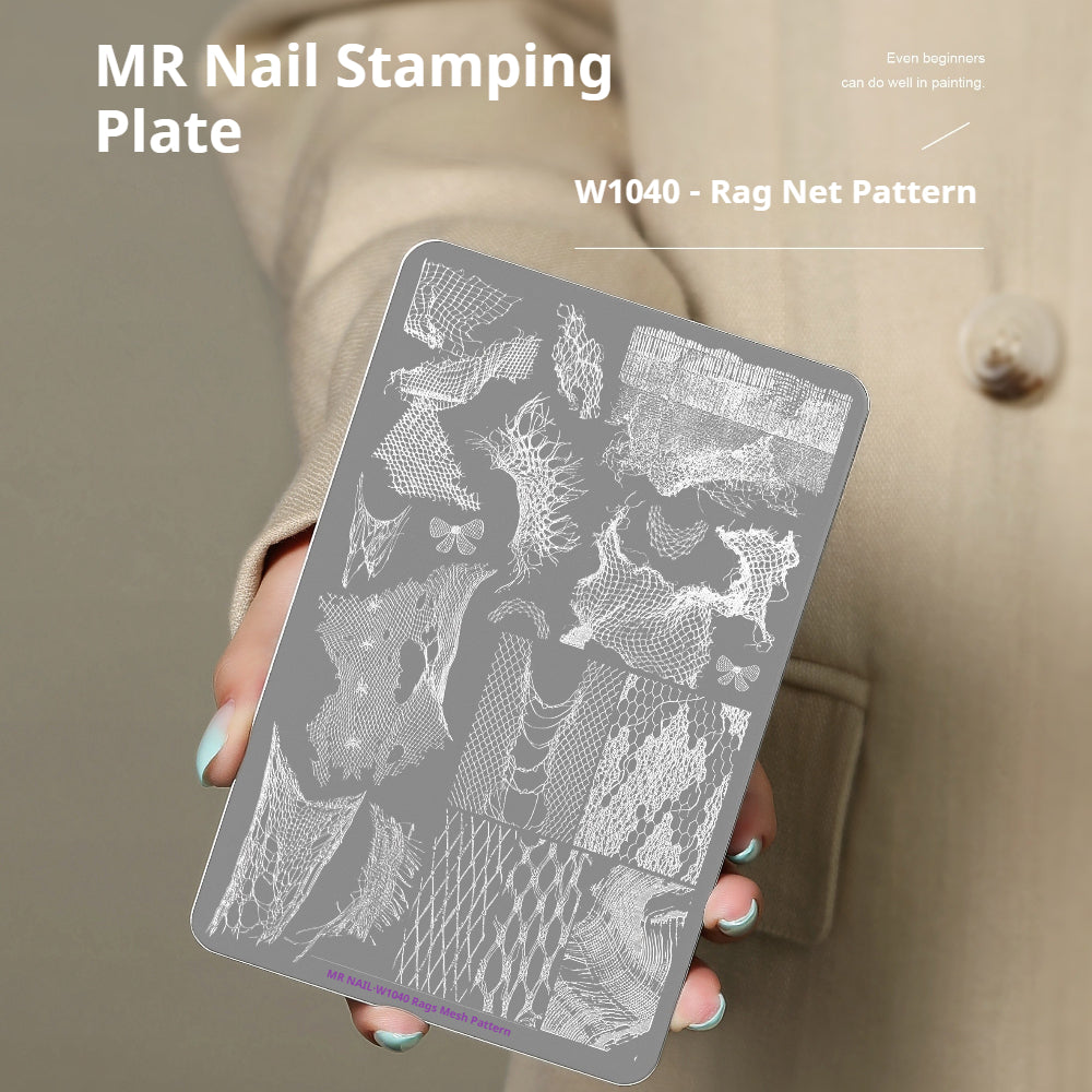 MR NAIL Nail Art Stamping Plate