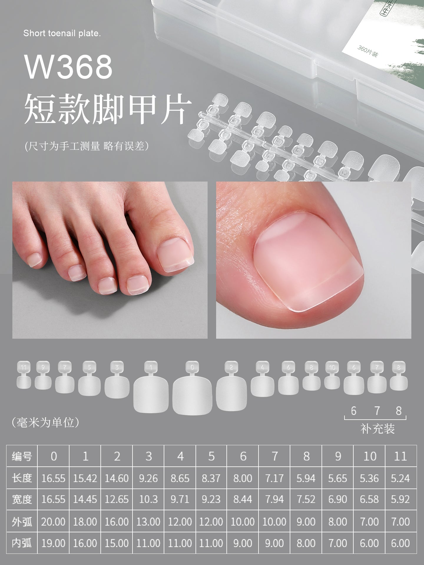 Mr Nail Specialized for nail art salons, 22 styles of ultra-thin, seamless, fully or partially attached Nail Tips