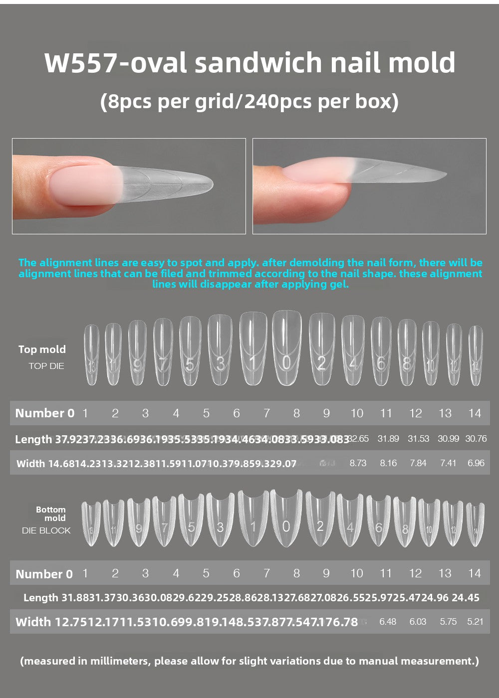 MR NAIL French Nail Forms & 3D Acrylic Builder Gel  Quick Extension Self-leveling