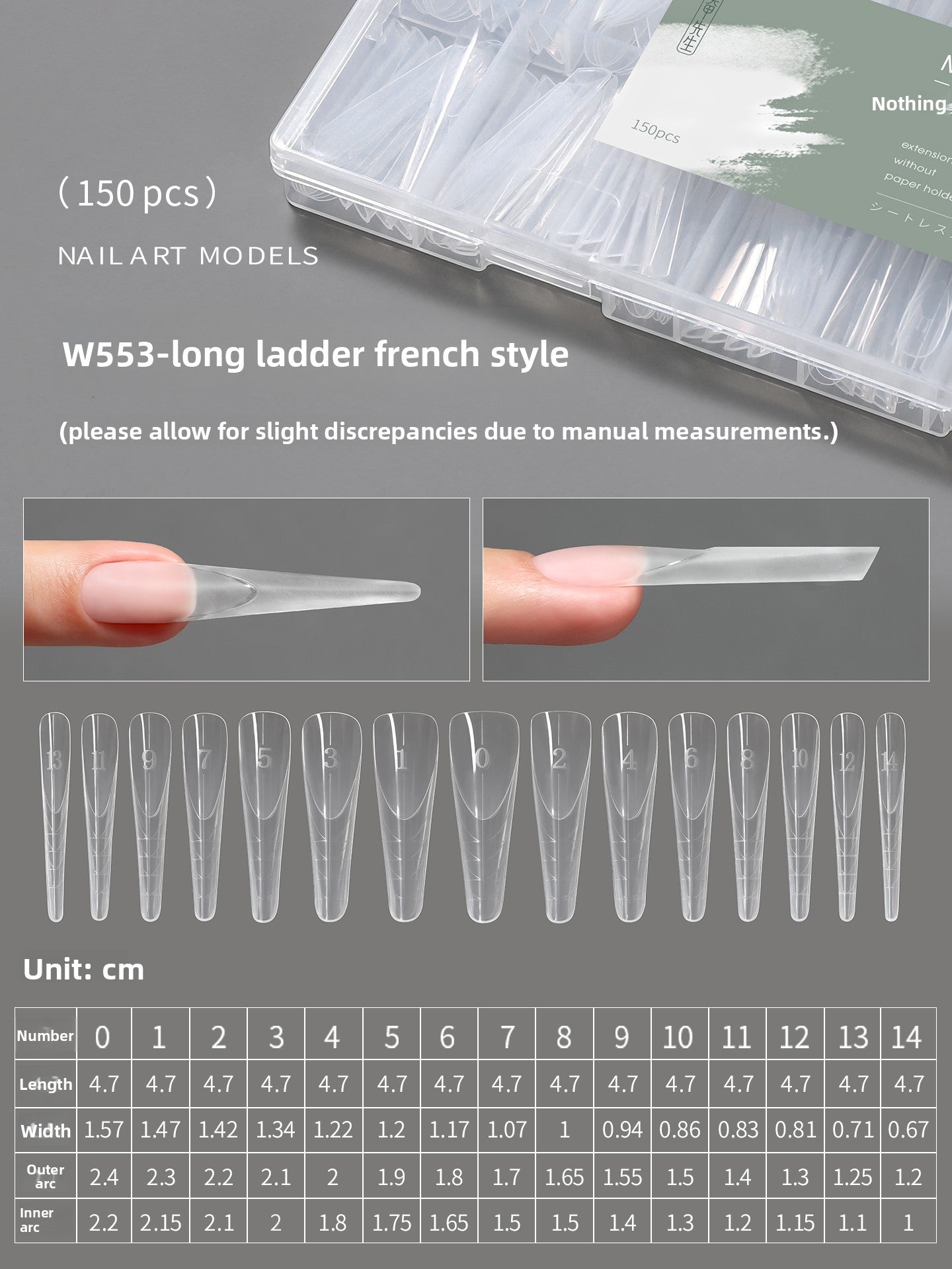 MR NAIL French Nail Forms & 3D Acrylic Builder Gel  Quick Extension Self-leveling