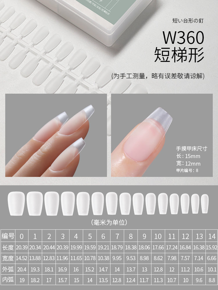 Mr Nail Specialized for nail art salons, 22 styles of ultra-thin, seamless, fully or partially attached Nail Tips