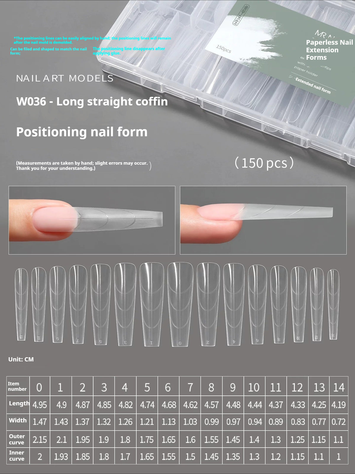 Mr Nail Extension Gel & Sandwich Nail Forms