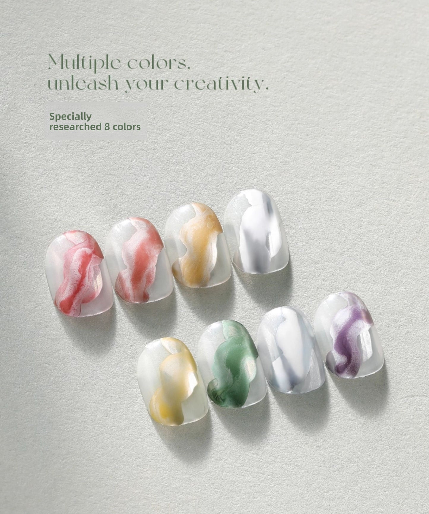 Nail Art Metallic Gradient Blending Solution