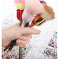 Japanese Style Nail Art Brush Rose Design Dust Cleaner