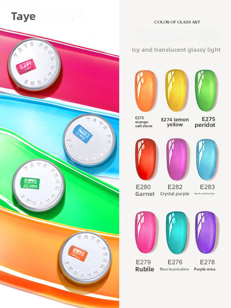 TAYE  Glassy Dopamine Color Nail Polish Gel