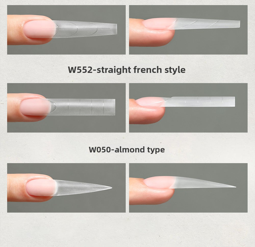 MR NAIL French Nail Forms & 3D Acrylic Builder Gel  Quick Extension Self-leveling