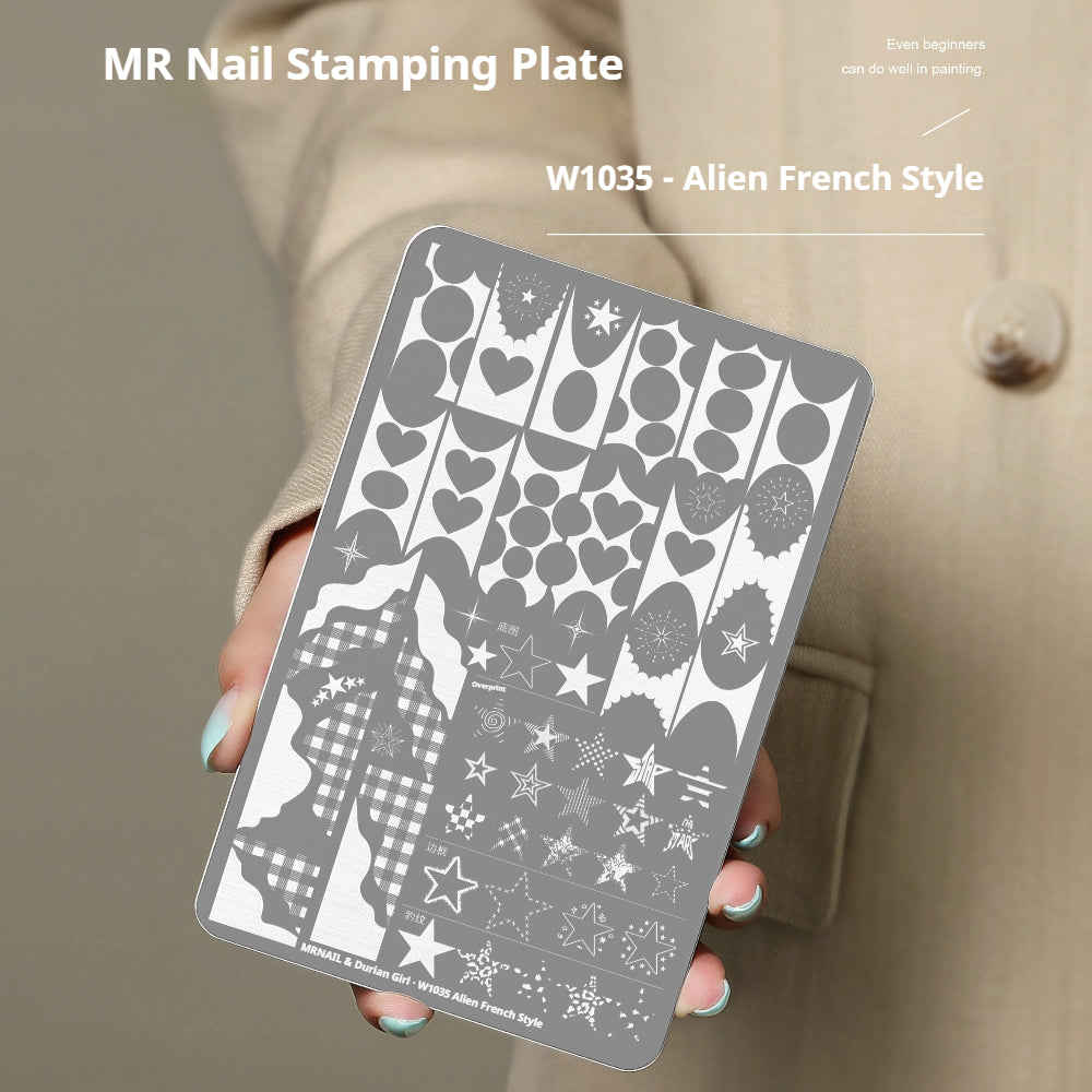 MR NAIL Nail Art Stamping Plate