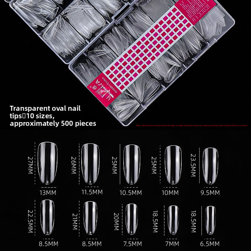 Ultra-thin Transparent Nail Tips For Gel X