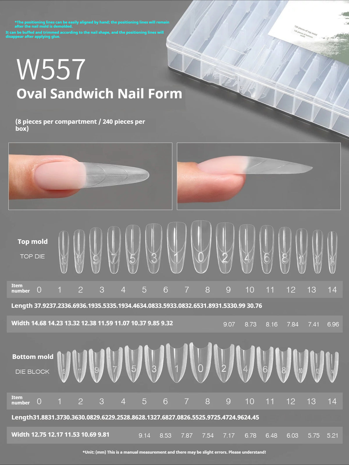 Mr Nail Extension Gel & Sandwich Nail Forms