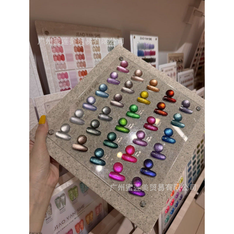 New Arrival JIAO YAN SHE 20 Colors Purple  Blue Rosy White Enhancing Nail Salon Gel